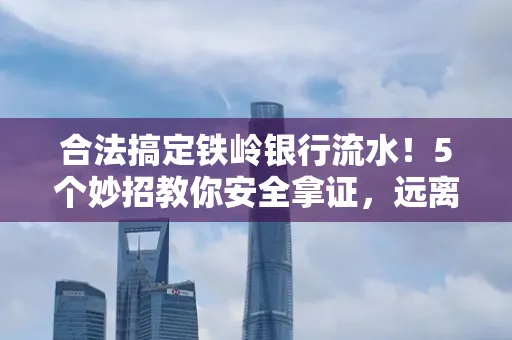 合法搞定铁岭银行流水！5个妙招教你安全拿证，远离雷区不踩坑