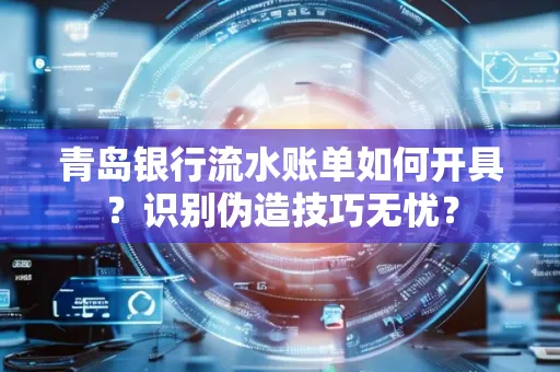 青岛银行流水账单如何开具？识别伪造技巧无忧？