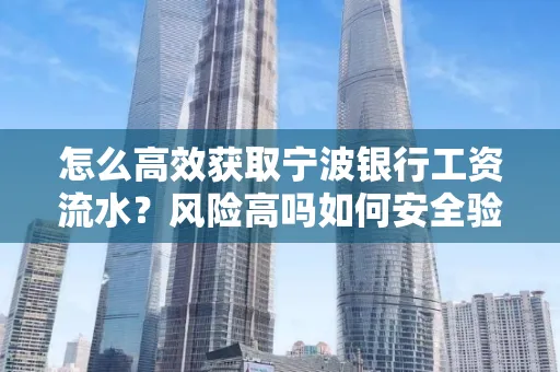 怎么高效获取宁波银行工资流水？风险高吗如何安全验证？