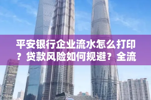 平安银行企业流水怎么打印？贷款风险如何规避？全流程技巧解析
