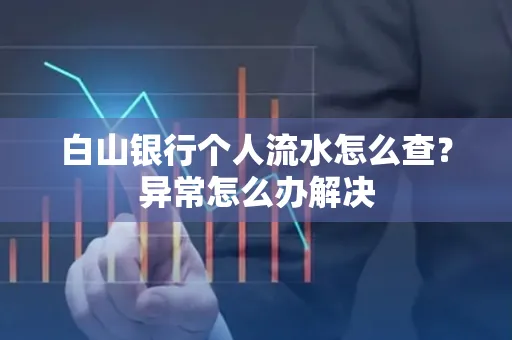 白山银行个人流水怎么查？异常怎么办解决