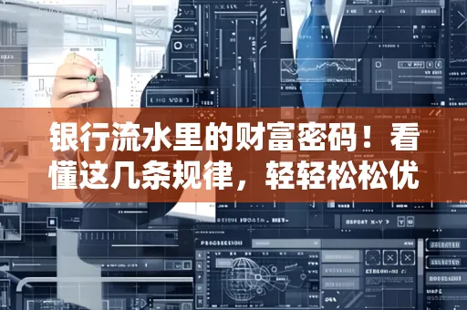 银行流水里的财富密码！看懂这几条规律，轻轻松松优化贷款成功率
